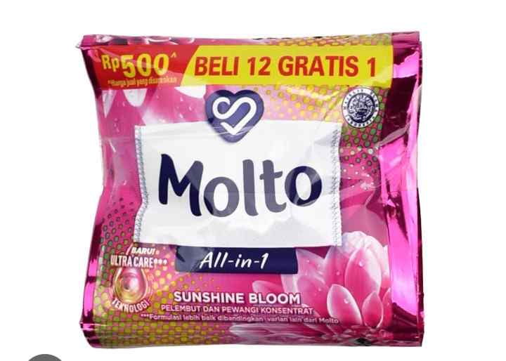 MOLTO PELEMBUT&PEWANGI PKN SUNSHINE BLOOM PINK SCT