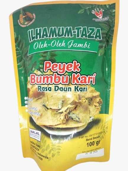 PEYEK BUMBU KARI DAUN KARI ILHAM