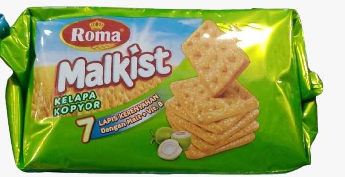 ROMA MALKIST KELAPA KOPYOR 21G