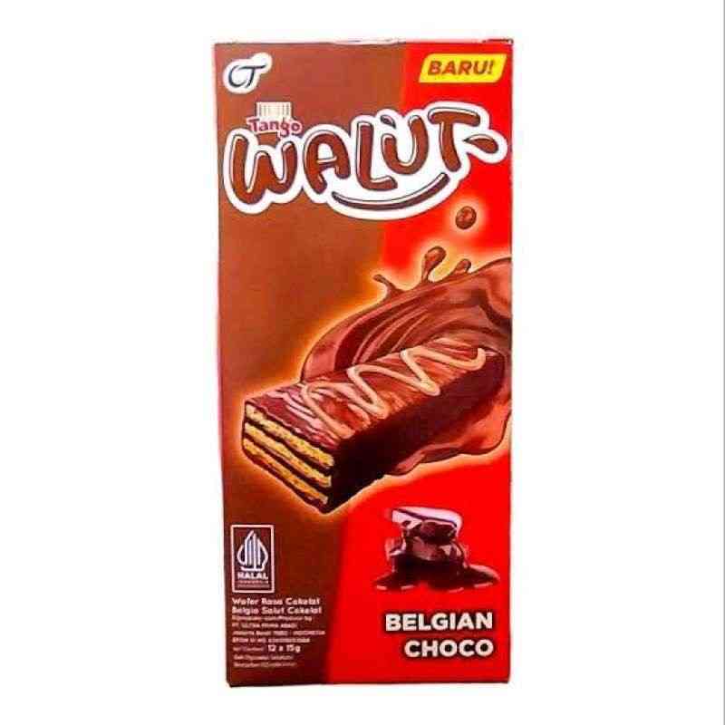 TANGO WAFER WALUT BELGIAN CHOCO BOX 12x15g