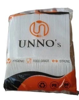 UNO GARPU PLASTIK 25S PUTIH PCK