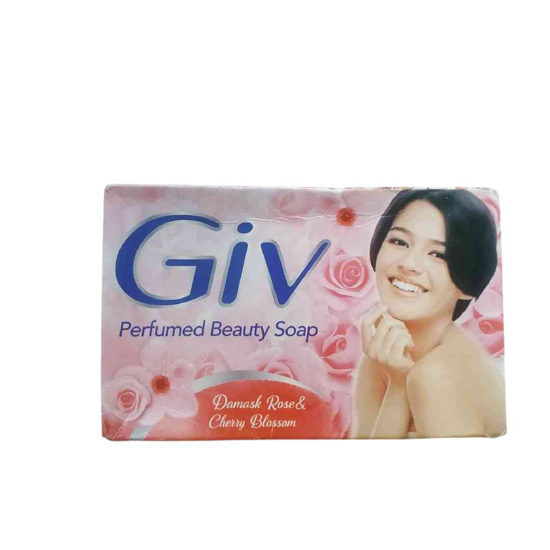 GIV SABUN MANDI (PINK) DAMASK ROSE & CHERRY BLOSOM