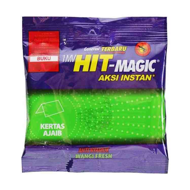 HIT MAGIC KERTAS ANTI NYAMUK FRESH PCK 12x4+2s