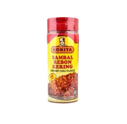 KOKITA SAMBAL REBON KERING PEDAS 45G