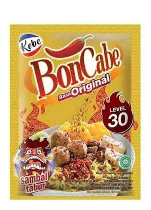 KOBE BON CABE SAMBAL TABUR LEVEL 30 RCG 24x4.5g