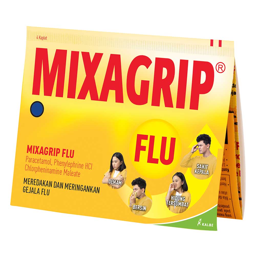 MIXGRIP FLU meredeakan gejala flu