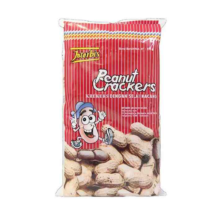 INTERBIS BISCUIT PEANUT CRACKERS PCK 300g
