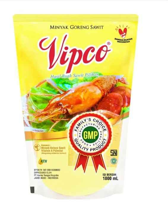 MINYAK GORENG VIPCO 1800 ML