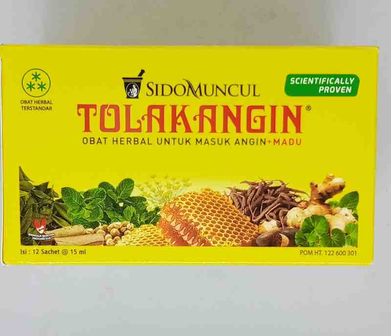 SIDO MUNCUL JAMU TOLAK ANGIN CAIR + MADU BOX 12x15