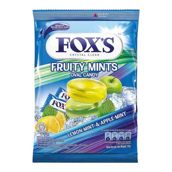 FOX FRUIT MINTS 125G