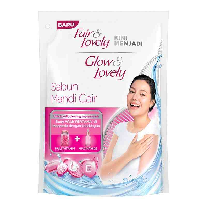 GLOW & LOVELY SABUN MANDI CAIR PINK 85ML