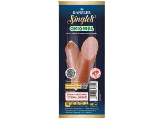 KANZLER SINGLES SOSIS ORIGINAL PCK 65g